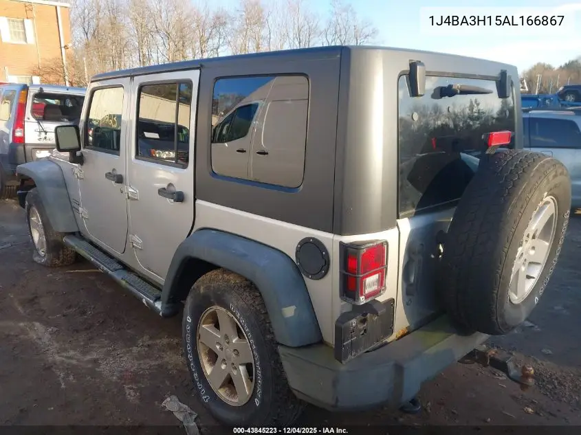 1J4BA3H15AL166867 2010 Jeep Wrangler Unlimited Sport