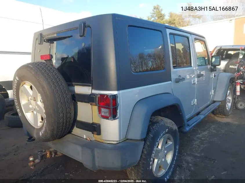 1J4BA3H15AL166867 2010 Jeep Wrangler Unlimited Sport