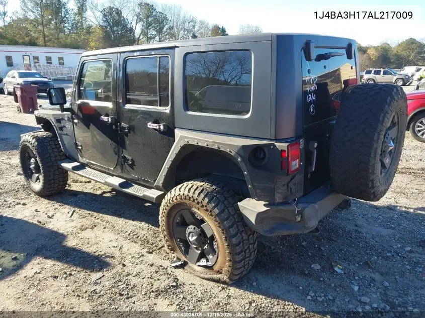 1J4BA3H17AL217009 2010 Jeep Wrangler Unlimited Sport