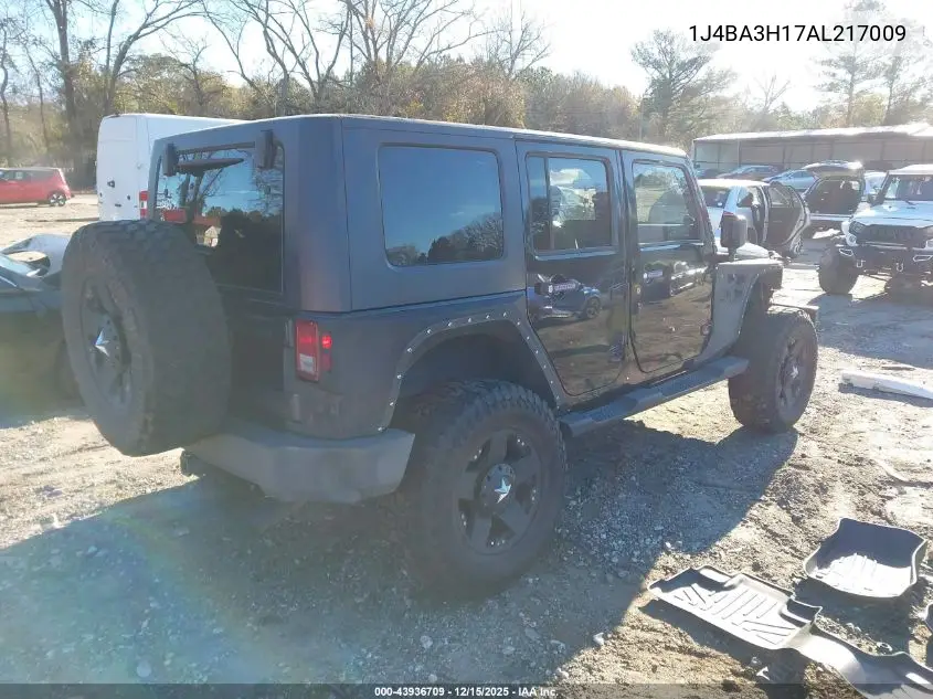 1J4BA3H17AL217009 2010 Jeep Wrangler Unlimited Sport