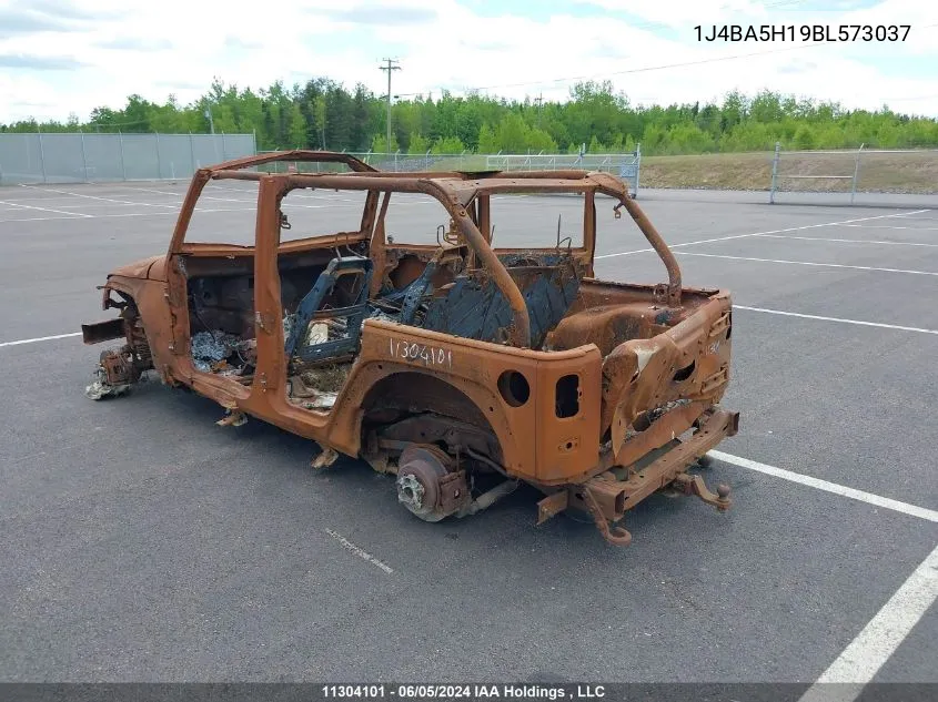 2011 Jeep Wrangler Unlimited Sahara VIN: 1J4BA5H19BL573037 Lot: 11304101