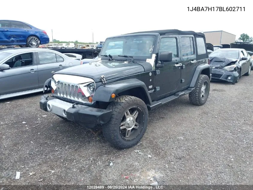 1J4BA7H17BL602711 2011 Jeep Wrangler Unlimited 70Th Anniversary