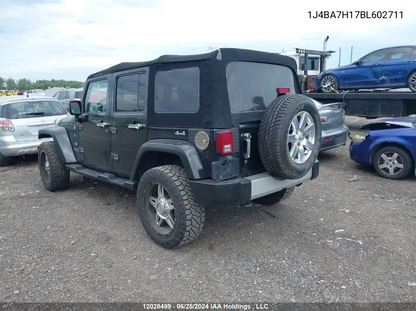 1J4BA7H17BL602711 2011 Jeep Wrangler Unlimited 70Th Anniversary