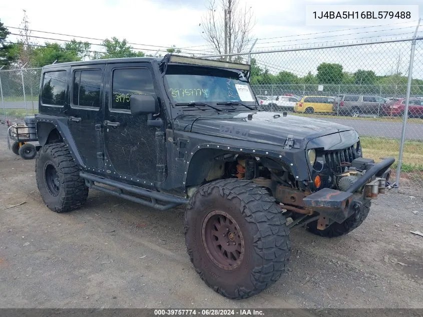 2011 Jeep Wrangler Unlimited Sahara VIN: 1J4BA5H16BL579488 Lot: 39757774