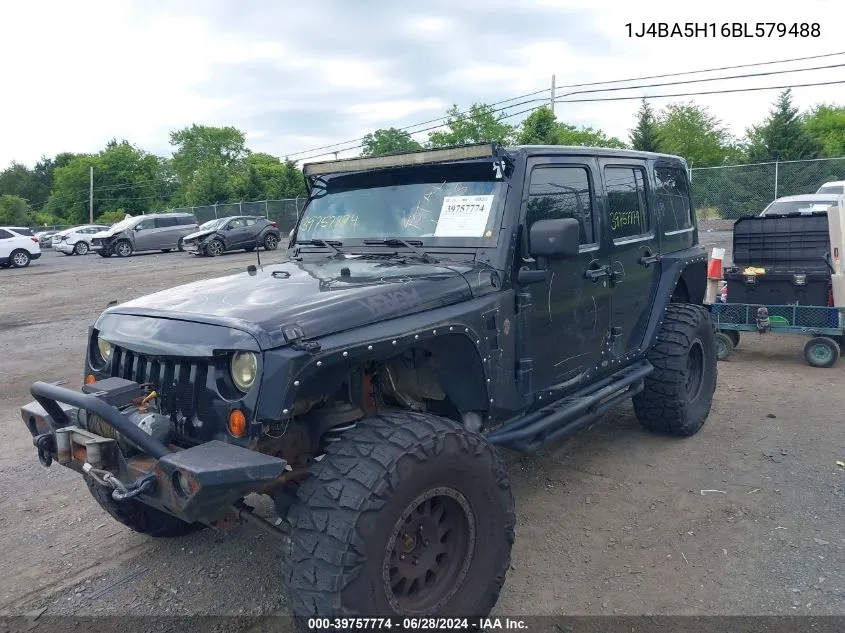 1J4BA5H16BL579488 2011 Jeep Wrangler Unlimited Sahara