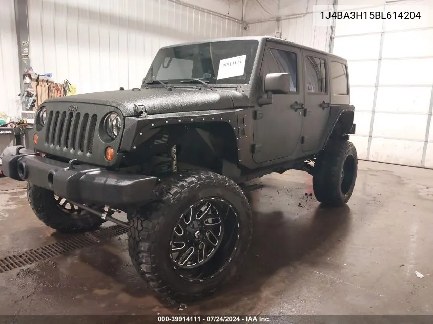 1J4BA3H15BL614204 2011 Jeep Wrangler Unlimited Sport