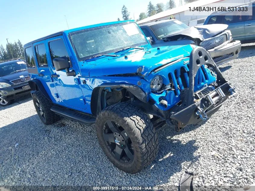 1J4BA3H16BL531333 2011 Jeep Wrangler Unlimited Sport