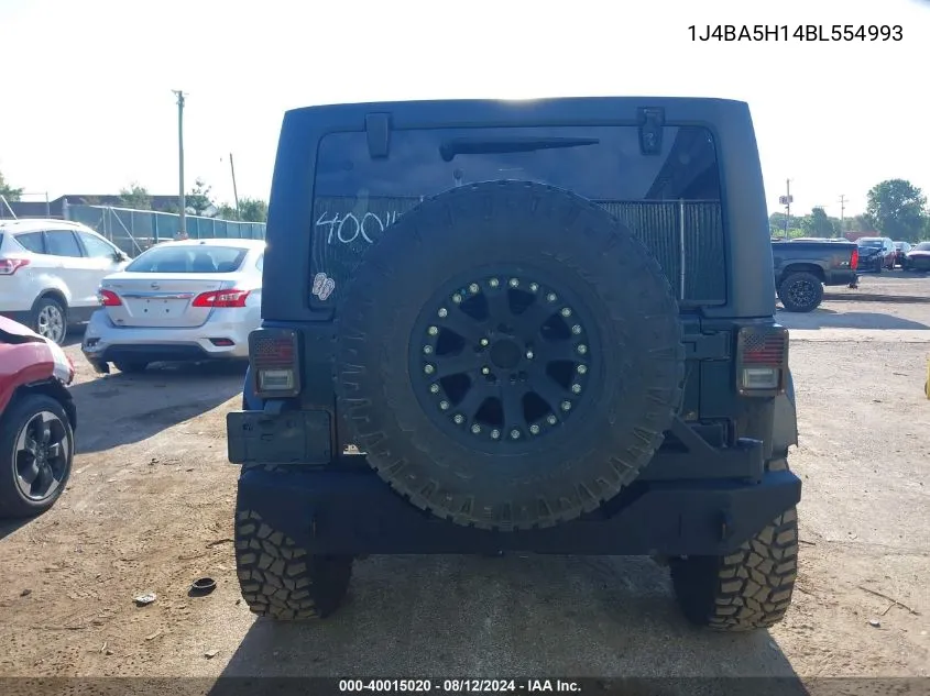 1J4BA5H14BL554993 2011 Jeep Wrangler Unlimited Sahara