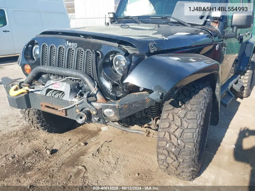 1J4BA5H14BL554993 2011 Jeep Wrangler Unlimited Sahara