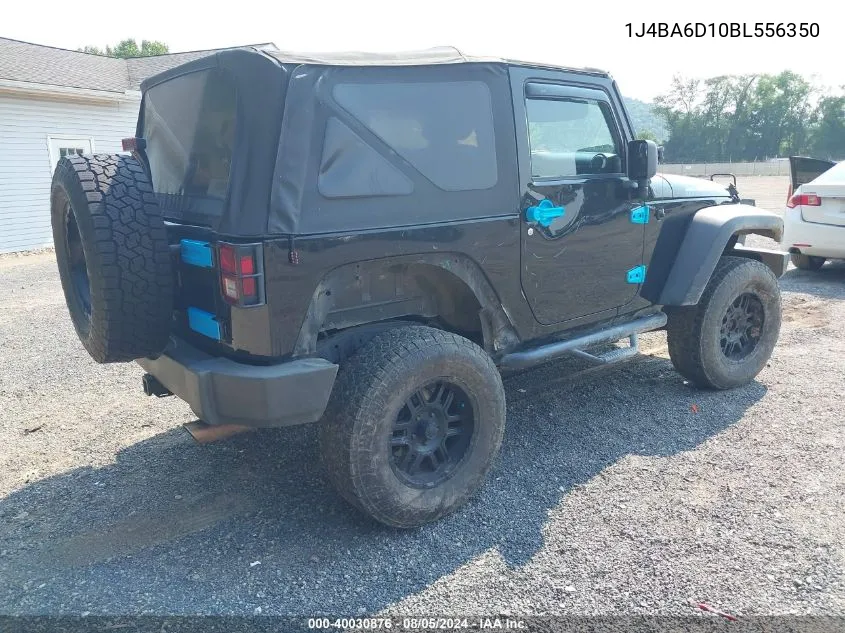 1J4BA6D10BL556350 2011 Jeep Wrangler Rubicon