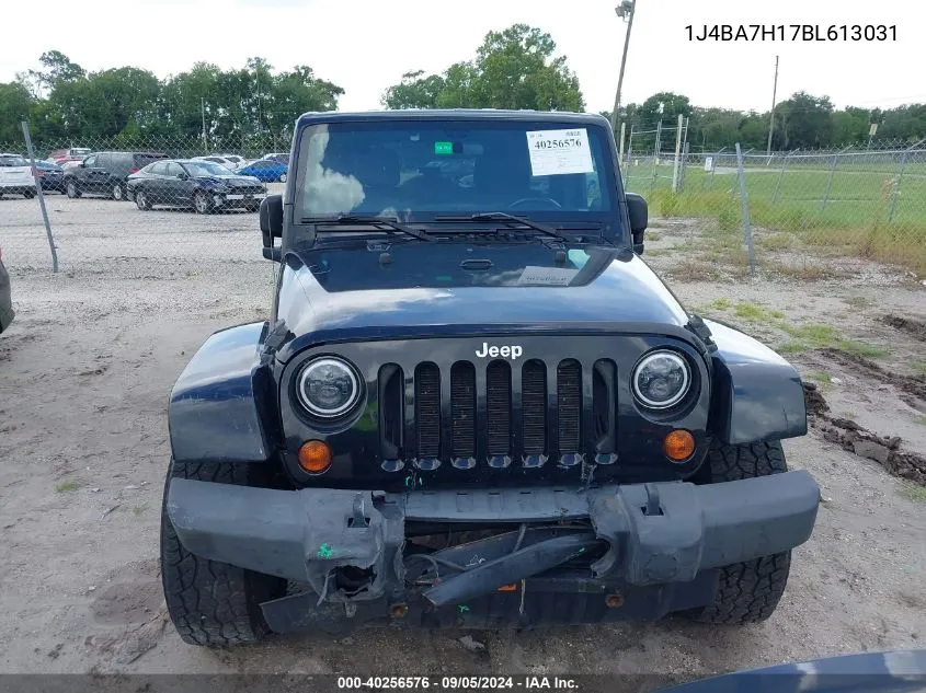 2011 Jeep Wrangler Unlimited Jeep 70Th Anniversary VIN: 1J4BA7H17BL613031 Lot: 40256576