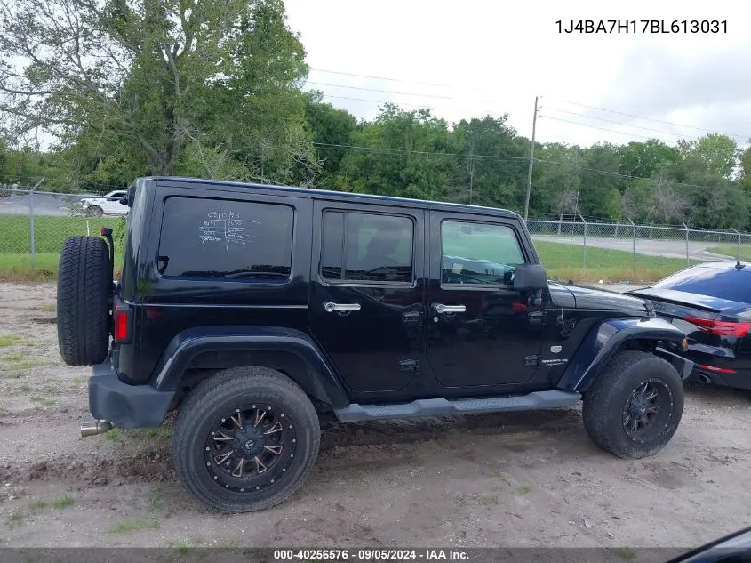 2011 Jeep Wrangler Unlimited Jeep 70Th Anniversary VIN: 1J4BA7H17BL613031 Lot: 40256576