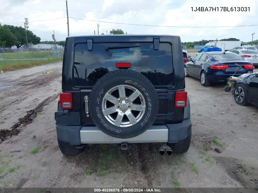 2011 Jeep Wrangler Unlimited Jeep 70Th Anniversary VIN: 1J4BA7H17BL613031 Lot: 40256576