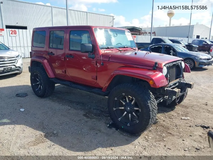 2011 Jeep Wrangler Unlimited Sahara VIN: 1J4HA5H15BL575586 Lot: 40388683