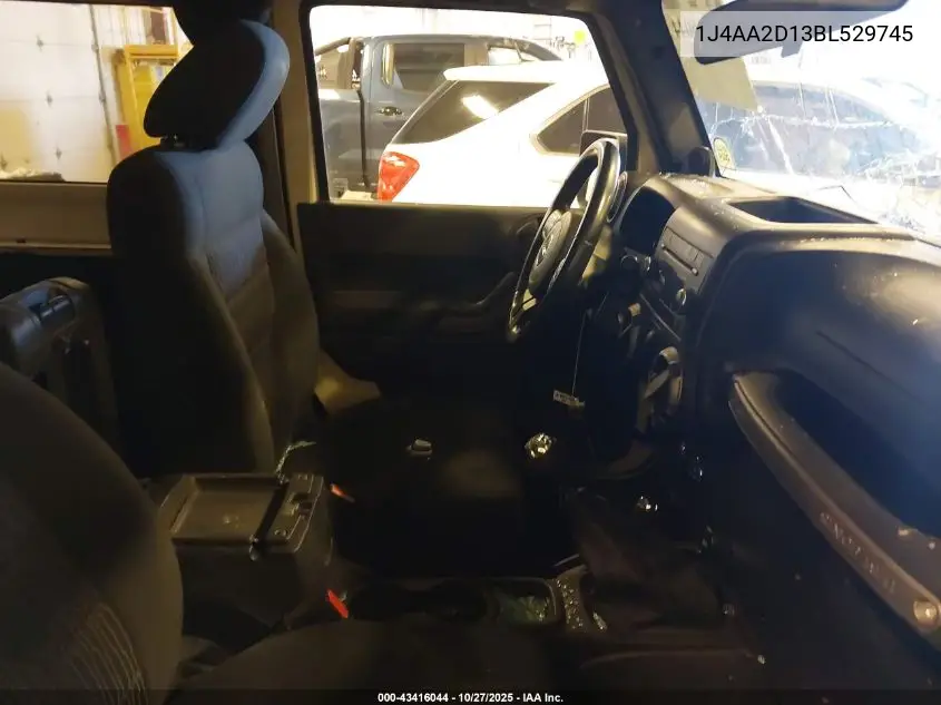 1J4AA2D13BL529745 2011 Jeep Wrangler Sport