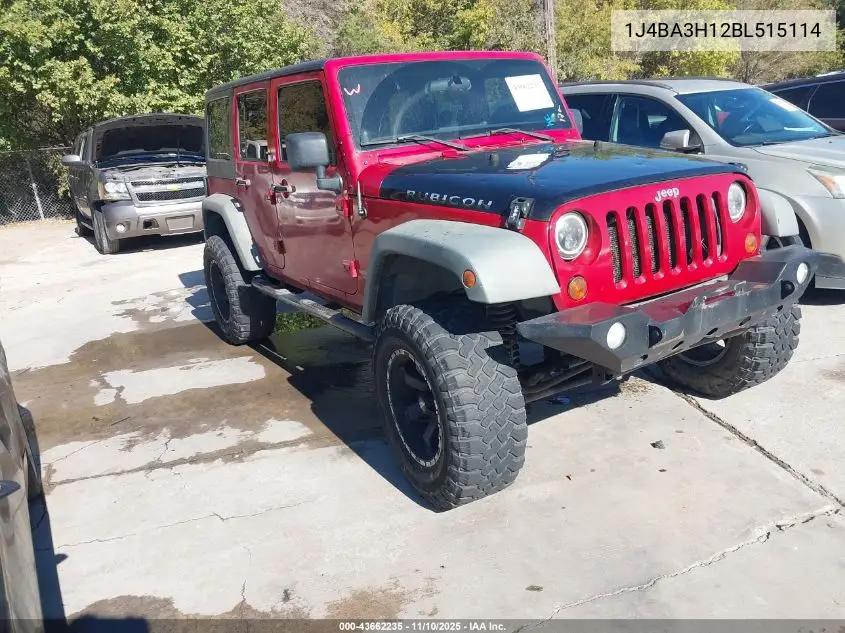 1J4BA3H12BL515114 2011 Jeep Wrangler Unlimited Sport