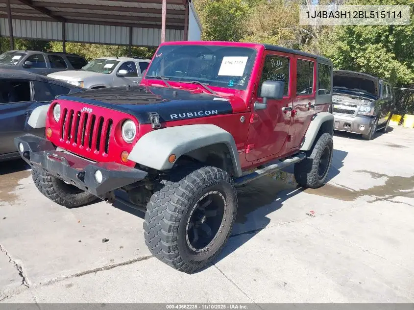 1J4BA3H12BL515114 2011 Jeep Wrangler Unlimited Sport