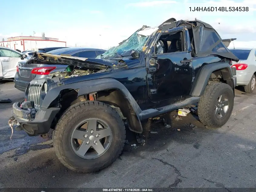 1J4HA6D14BL534538 2011 Jeep Wrangler Rubicon