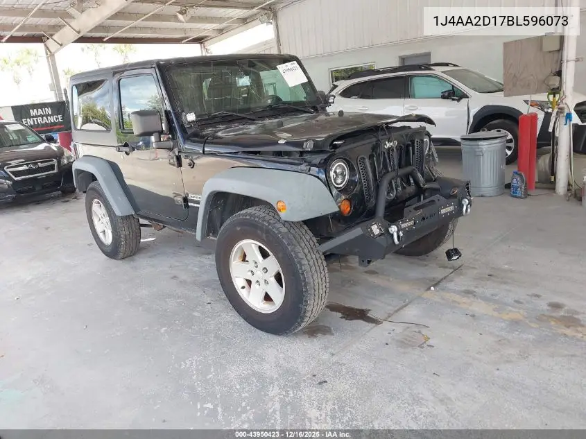 1J4AA2D17BL596073 2011 Jeep Wrangler Sport