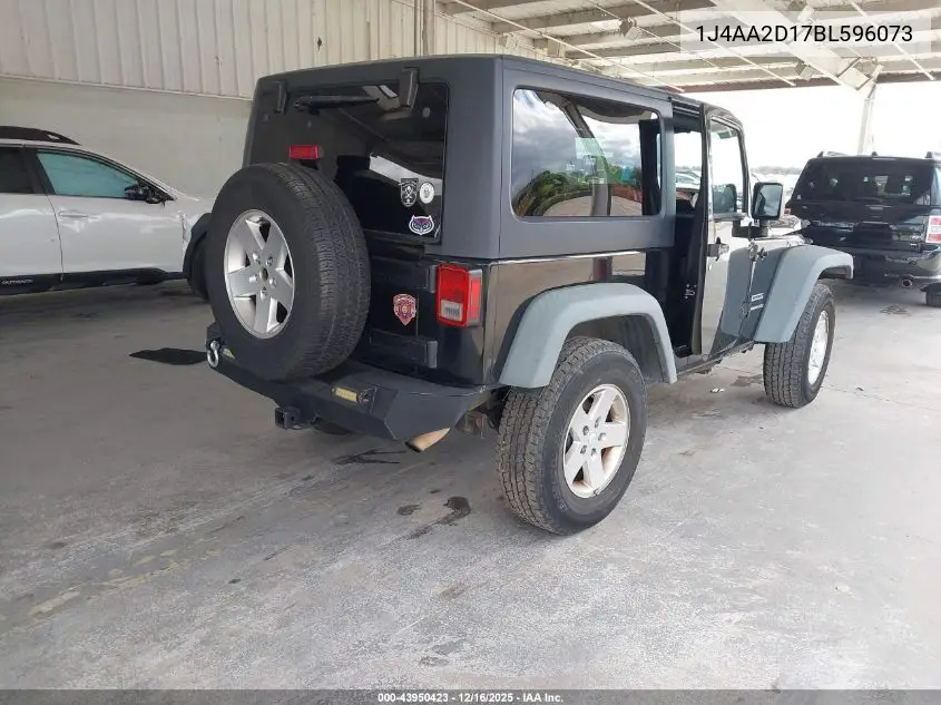 1J4AA2D17BL596073 2011 Jeep Wrangler Sport