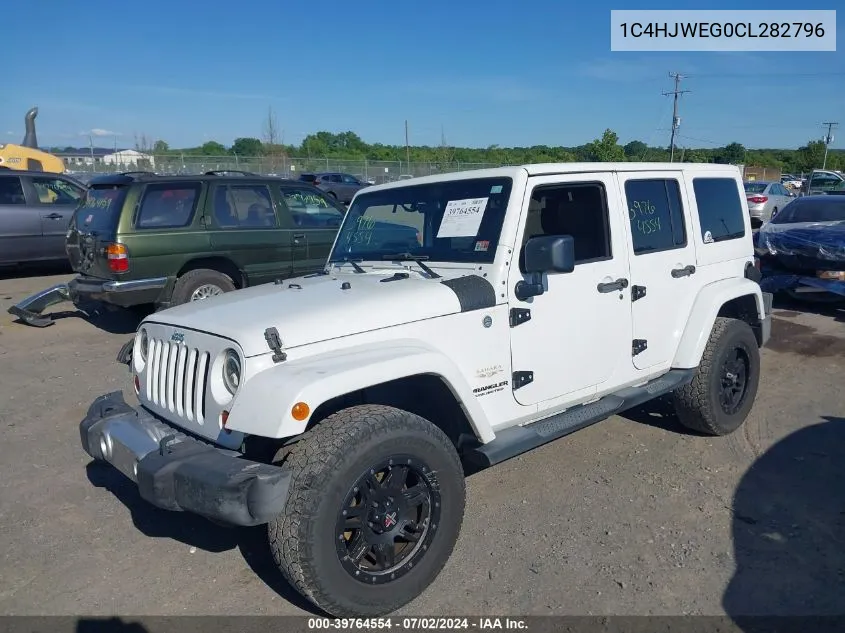 1C4HJWEG0CL282796 2012 Jeep Wrangler Unlimited Sahara