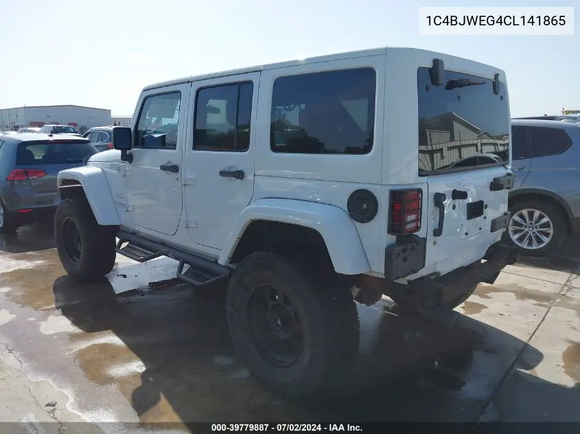 1C4BJWEG4CL141865 2012 Jeep Wrangler Unlimited Sahara