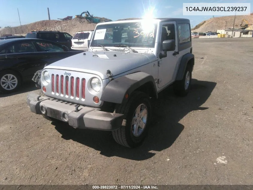 1C4AJWAG3CL239237 2012 Jeep Wrangler Sport