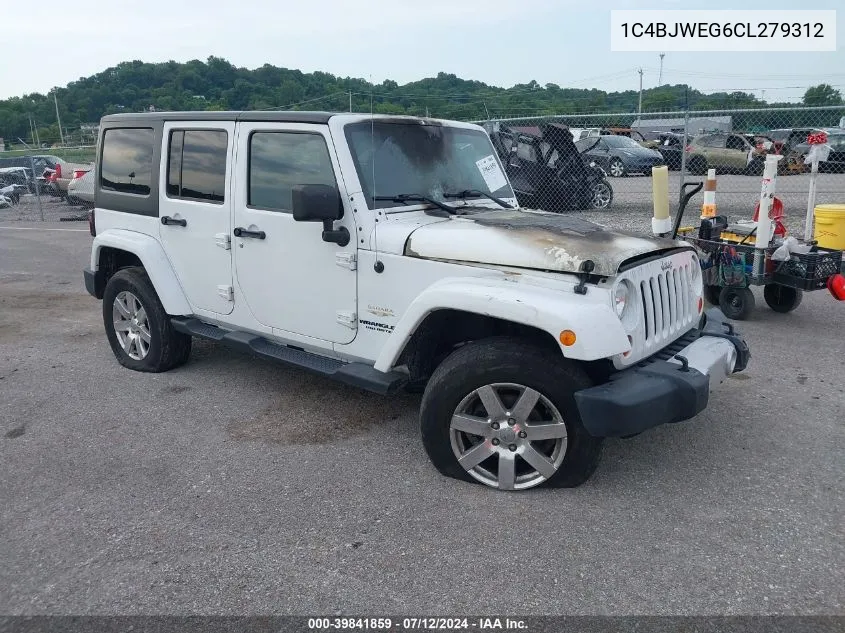 2012 Jeep Wrangler Unlimited Sahara VIN: 1C4BJWEG6CL279312 Lot: 39841859