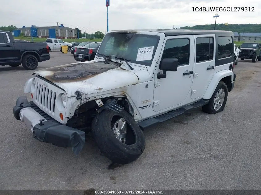 2012 Jeep Wrangler Unlimited Sahara VIN: 1C4BJWEG6CL279312 Lot: 39841859