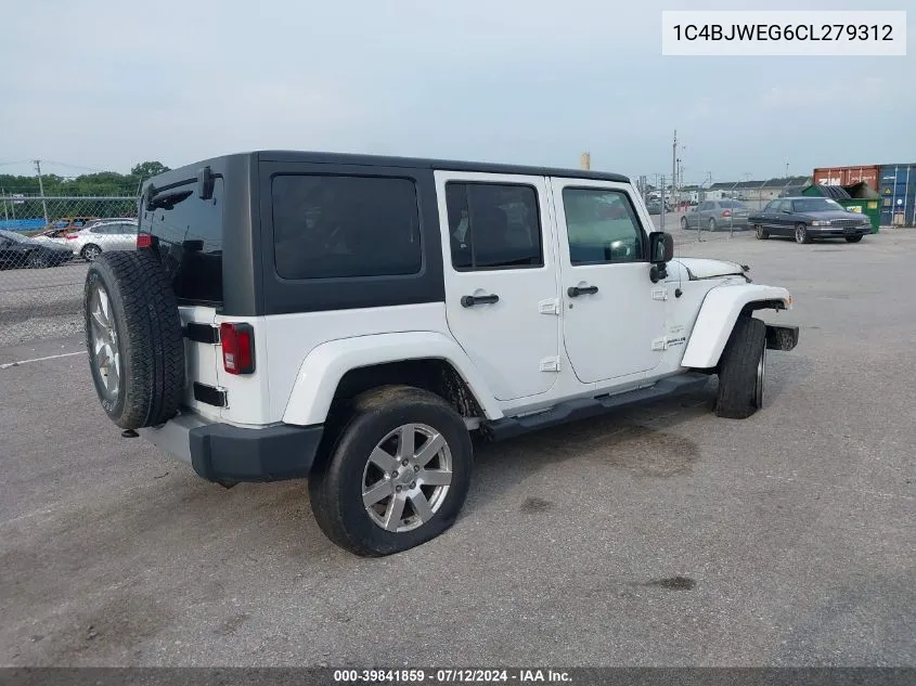 1C4BJWEG6CL279312 2012 Jeep Wrangler Unlimited Sahara