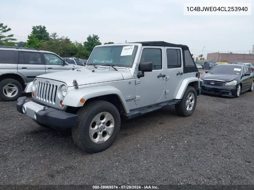 1C4BJWEG4CL253940 2012 Jeep Wrangler Unlimited Sahara