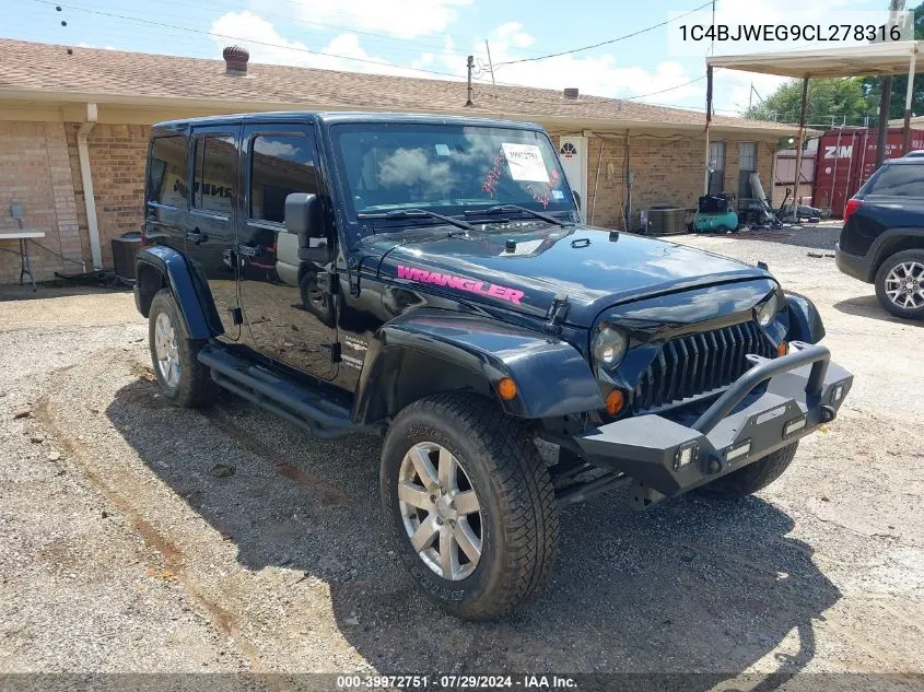 1C4BJWEG9CL278316 2012 Jeep Wrangler Unlimited Sahara