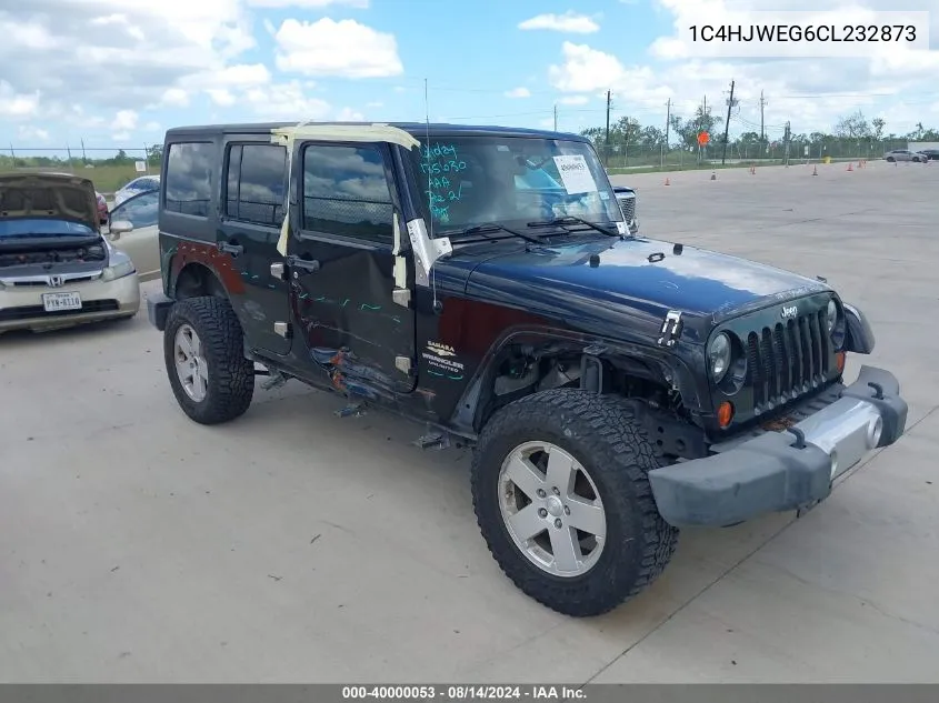 2012 Jeep Wrangler Unlimited Sahara VIN: 1C4HJWEG6CL232873 Lot: 40000053