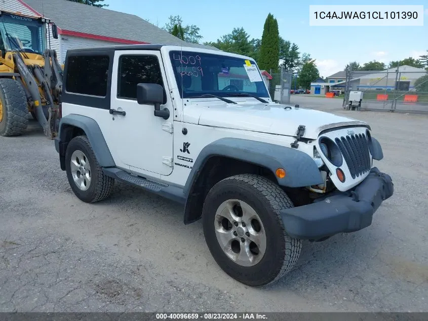 1C4AJWAG1CL101390 2012 Jeep Wrangler Sport