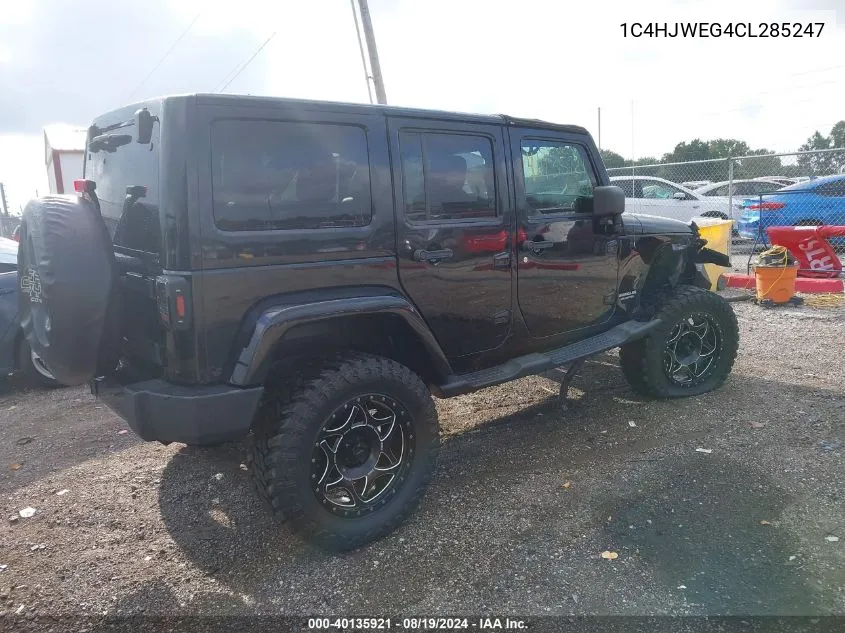 1C4HJWEG4CL285247 2012 Jeep Wrangler Unlimited Sahara