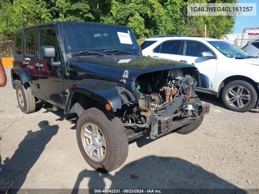 2012 Jeep Wrangler Unlimited Sahara VIN: 1C4BJWEG4CL161257 Lot: 40142231