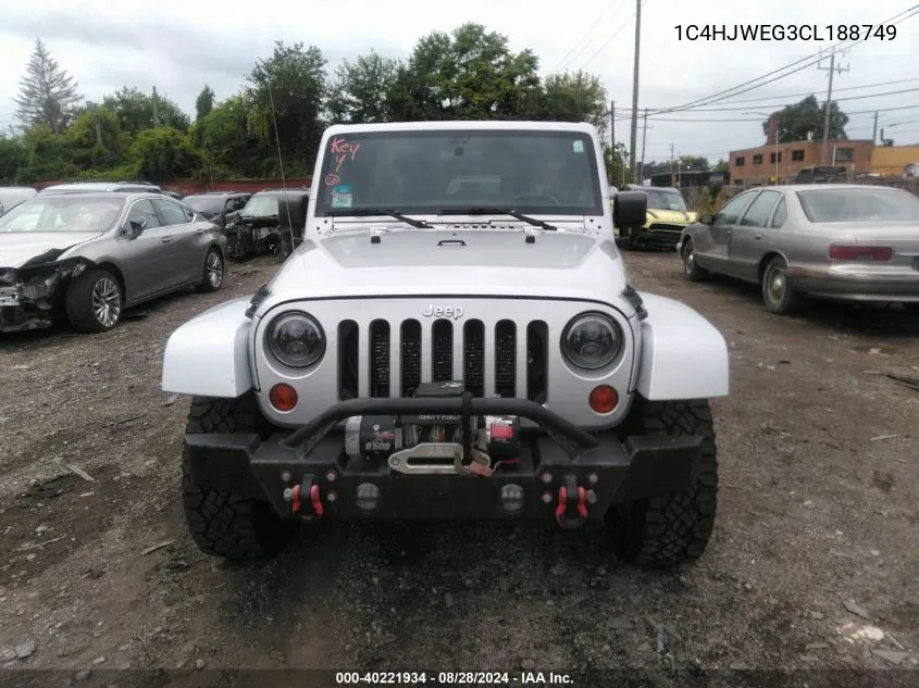 1C4HJWEG3CL188749 2012 Jeep Wrangler Unlimited Sahara