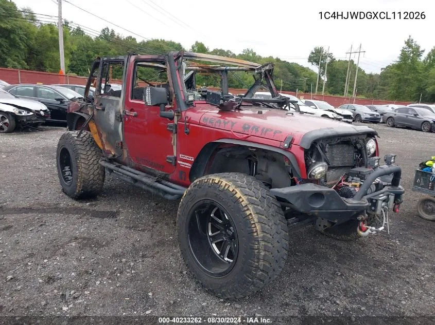 1C4HJWDGXCL112026 2012 Jeep Wrangler Unlimited Sport