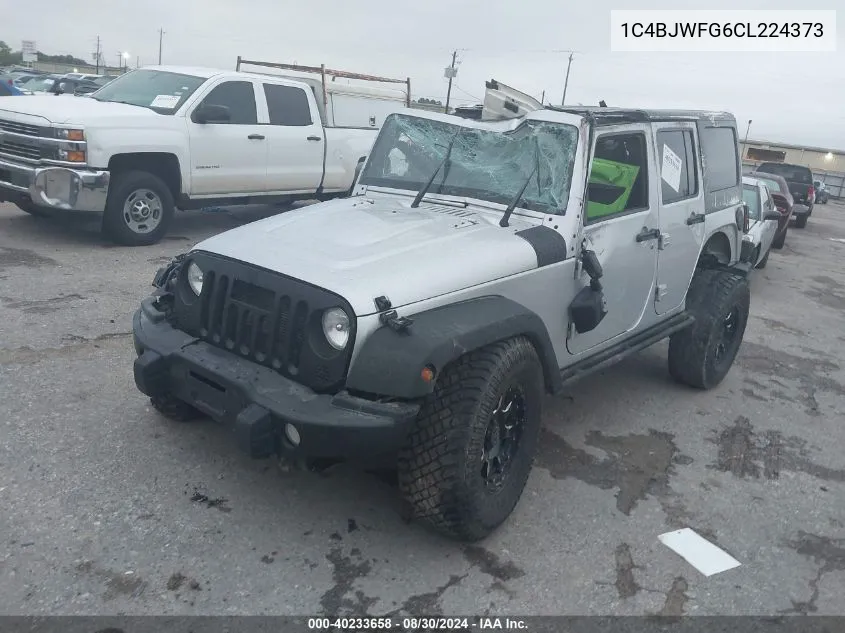 2012 Jeep Wrangler Unlimited Rubicon VIN: 1C4BJWFG6CL224373 Lot: 40233658