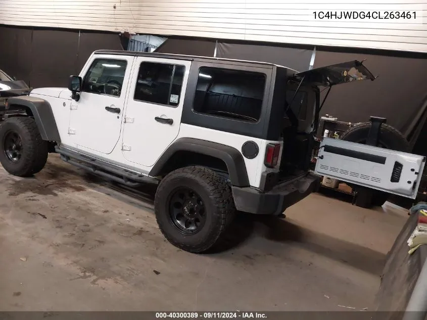 1C4HJWDG4CL263461 2012 Jeep Wrangler Unlimited Sport