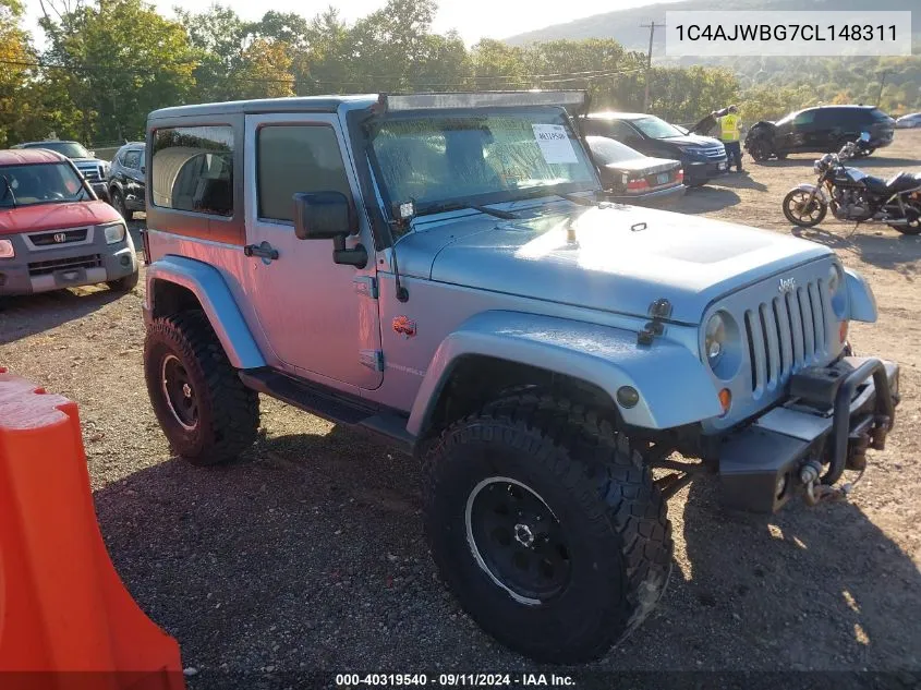 1C4AJWBG7CL148311 2012 Jeep Wrangler Sahara