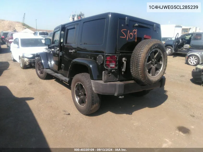 1C4HJWEG5CL285239 2012 Jeep Wrangler Unlimited Sahara