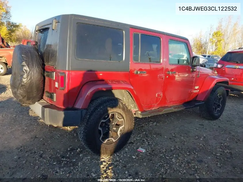 1C4BJWEG3CL122532 2012 Jeep Wrangler Unlimited Sahara