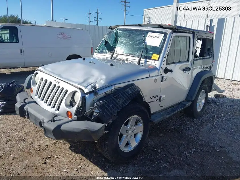 1C4AJWAG9CL253031 2012 Jeep Wrangler Sport