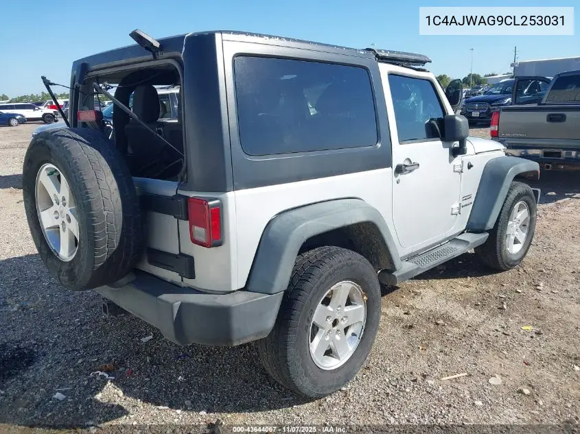 1C4AJWAG9CL253031 2012 Jeep Wrangler Sport