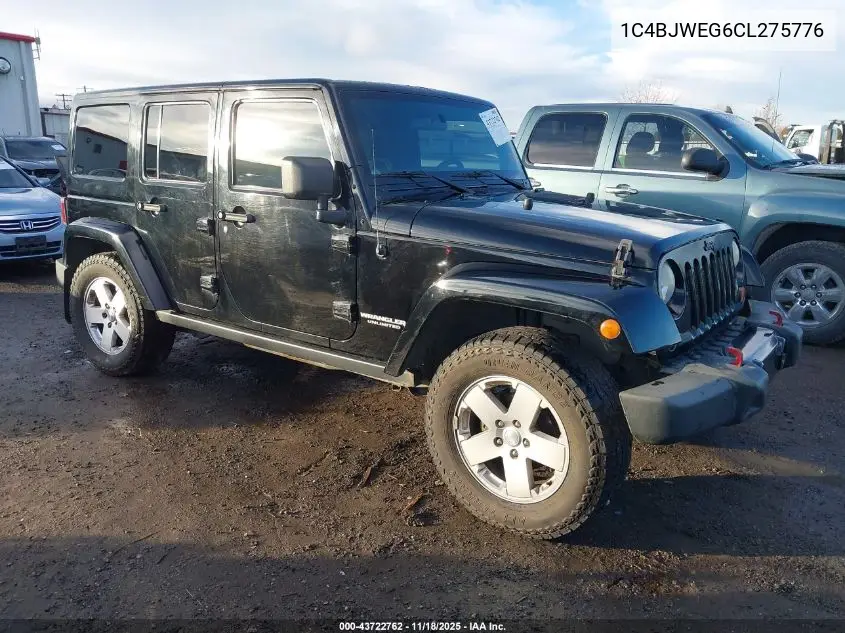 1C4BJWEG6CL275776 2012 Jeep Wrangler Unlimited Sahara