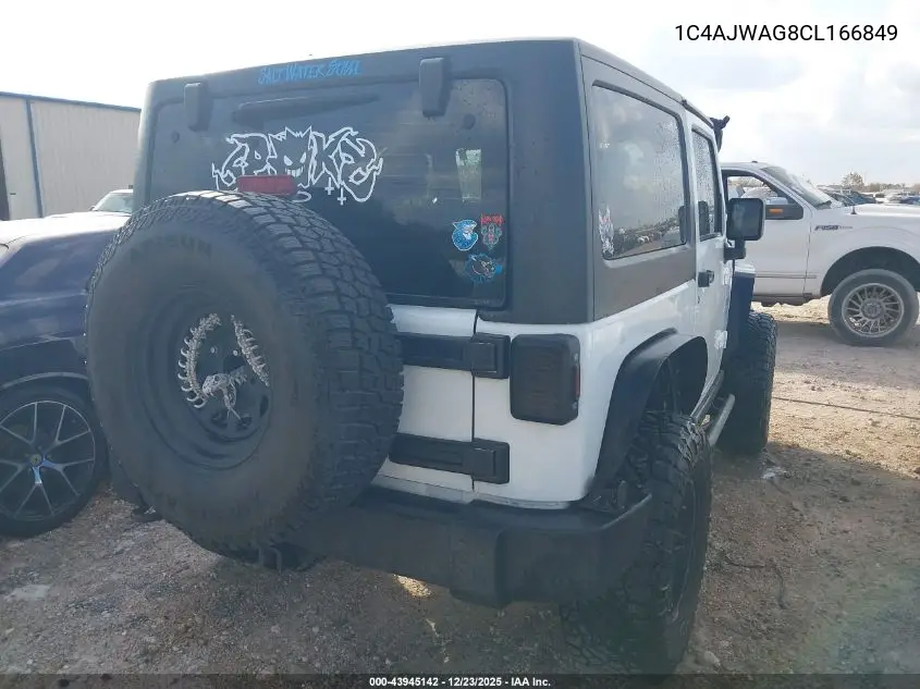 1C4AJWAG8CL166849 2012 Jeep Wrangler Sport