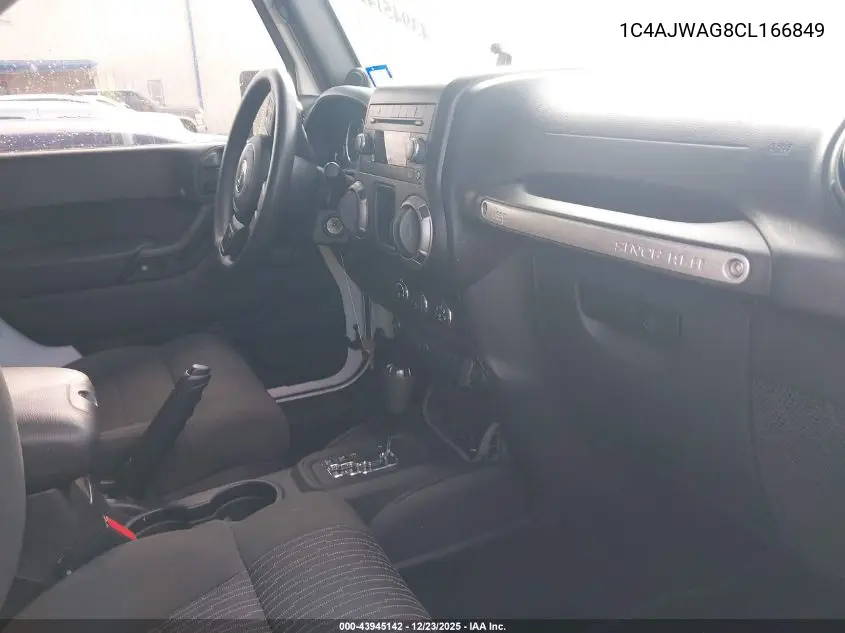 1C4AJWAG8CL166849 2012 Jeep Wrangler Sport