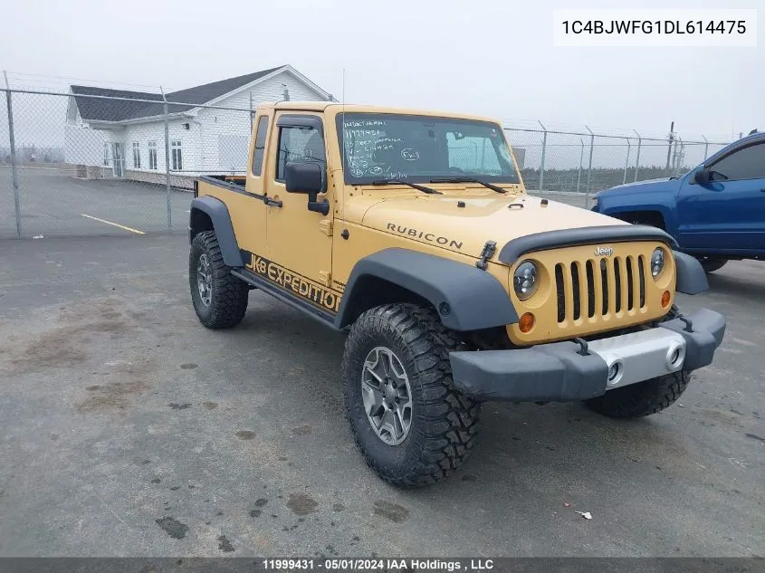 1C4BJWFG1DL614475 2013 Jeep Wrangler Unlimited Rubicon