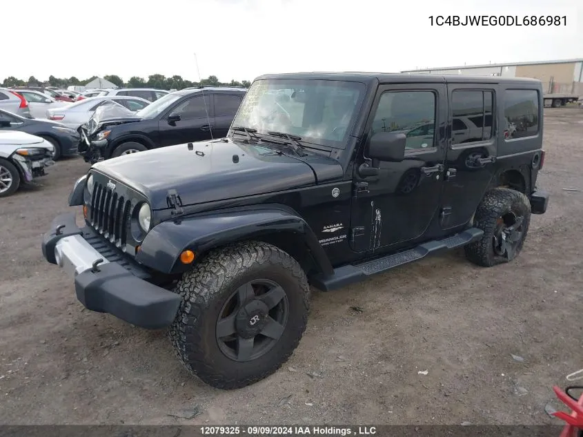 1C4BJWEG0DL686981 2013 Jeep Tj